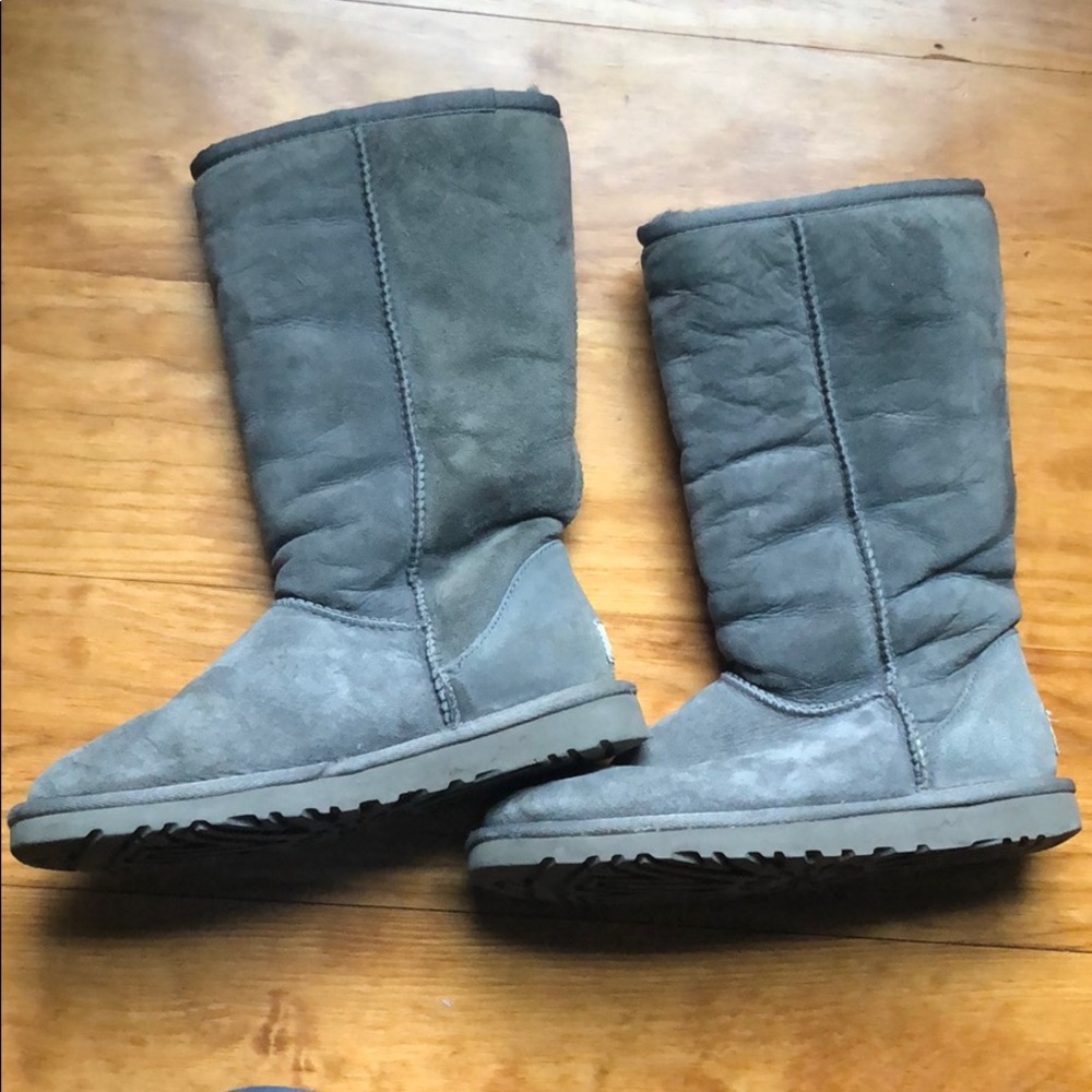 Grey UGG tall boots size 5